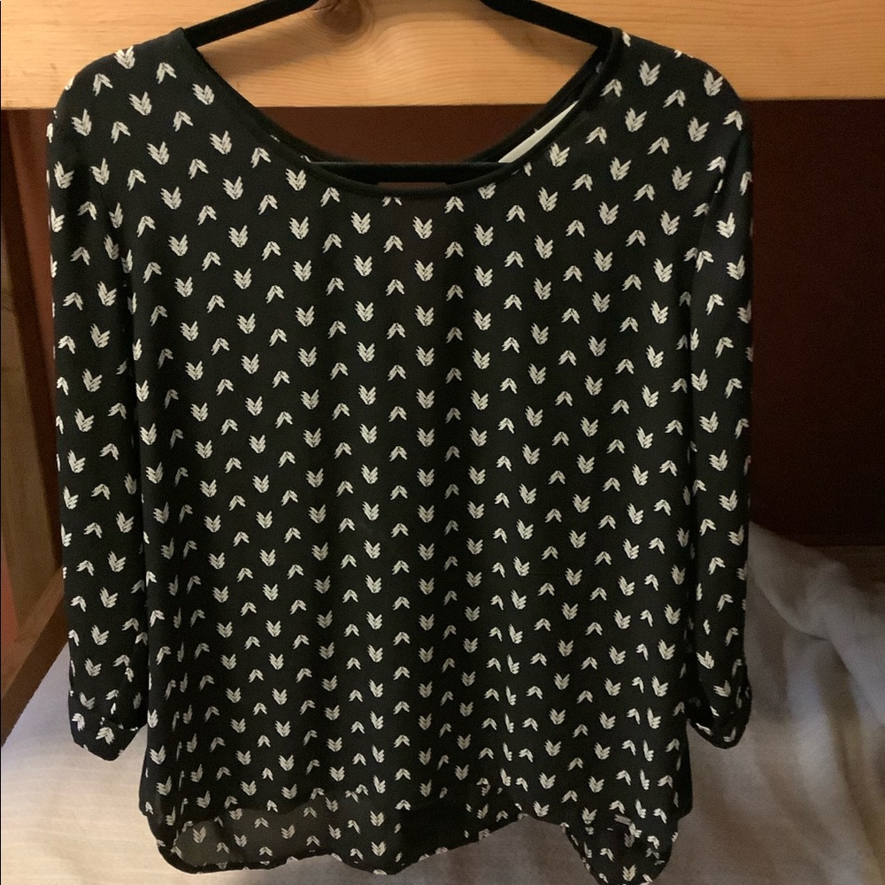 Monk & Lou 3/4 sleeve blouse Size XS